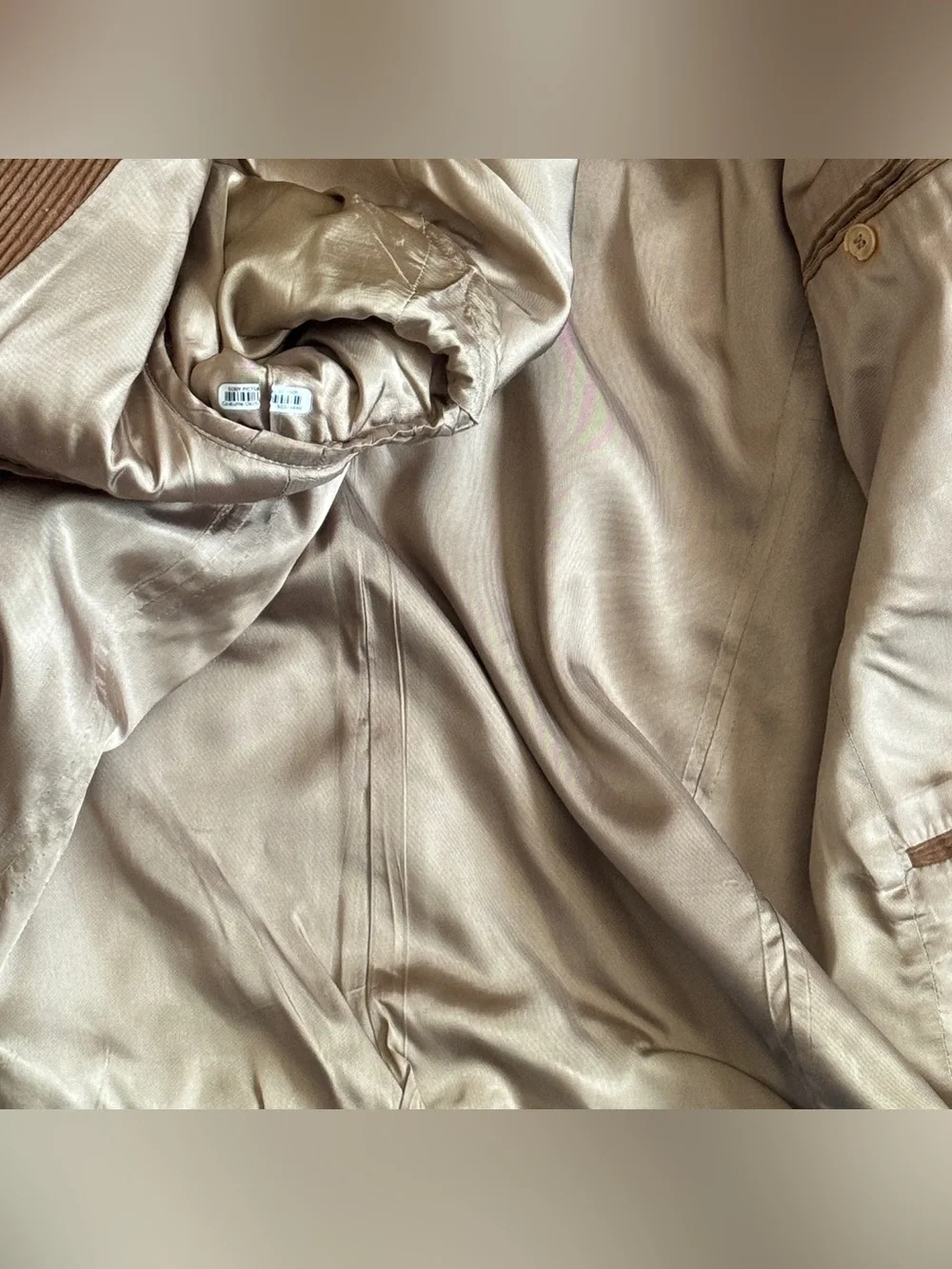 1970s Academy Award Wide Wale Corduroy Blazer Sport Coat Vintage Sony Costumes